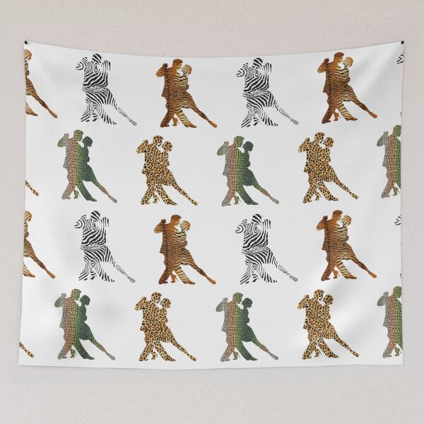 Item preview, TANGO - COUPLE SILHOUETTES - ANIMAL PRINTS - STICKER PACK designed and sold by KoolDsignsDANCE.