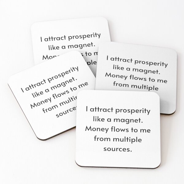 Item preview, I Attract Prosperity Like A Magnet - Manifest Abundance designed and sold by Manifest-Life.