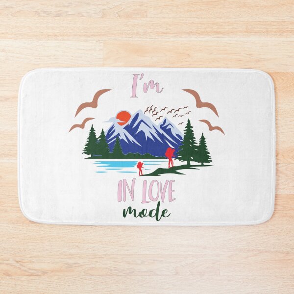 Item preview, I'm in love mode, love white background designed and sold by NineJuly.