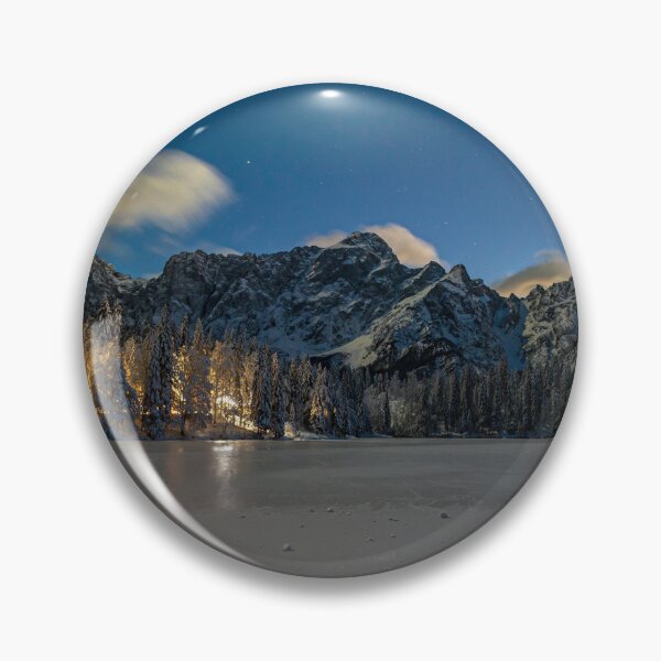 Item preview, Winter moonlight on the lakes of Fusine designed and sold by zakaz86.
