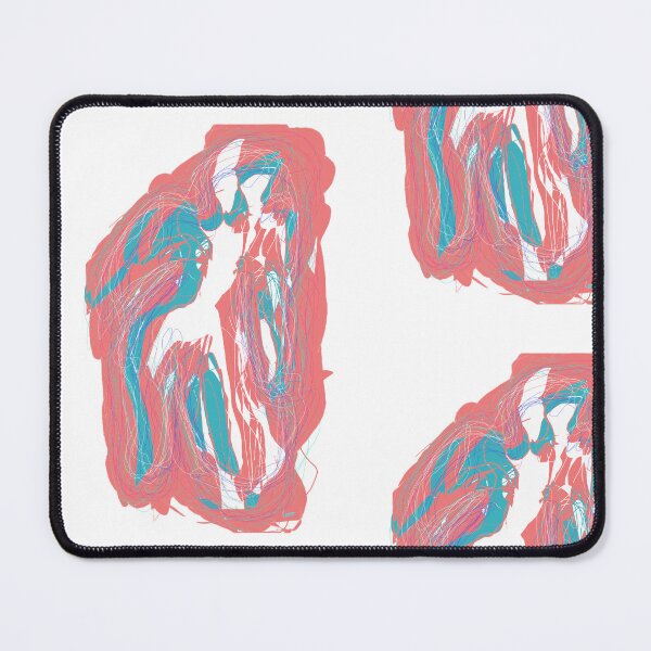 Item preview, Blue, white, coral silhouette (patterns, white background) designed and sold by MentaLee.