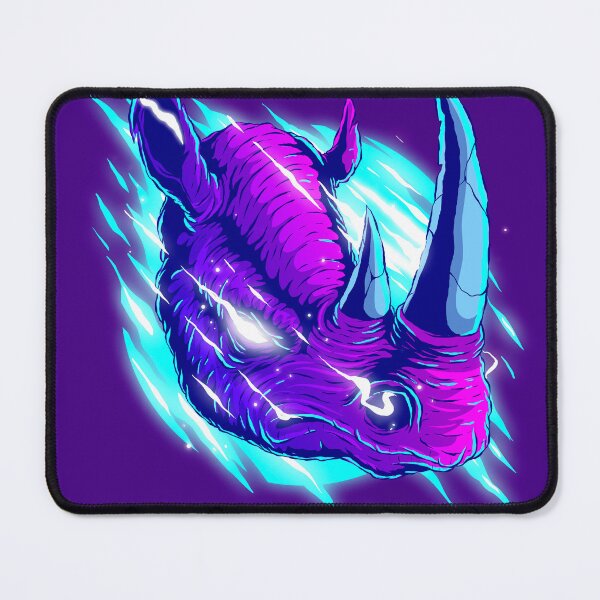 Item preview, a beast wild rhinoceros illustrated poster designed and sold by oldeck.
