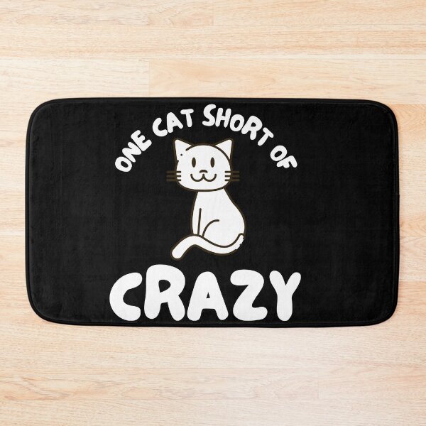 Item preview, One Cat Short Of Crazy designed and sold by TeePartyHost.