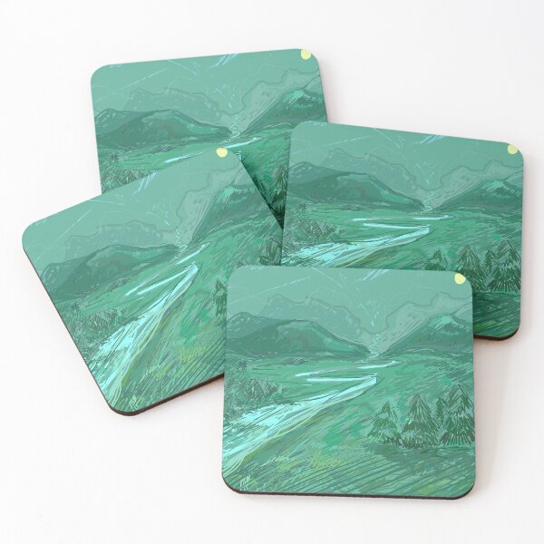 Item preview, Green Mountains designed and sold by hunkyfrog.