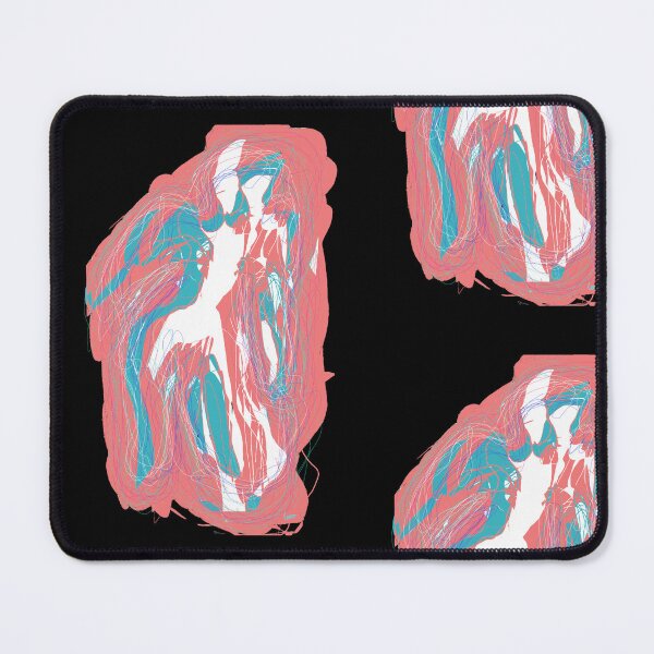 Item preview, Blue, white, coral silhouette (patterns, black background) designed and sold by MentaLee.