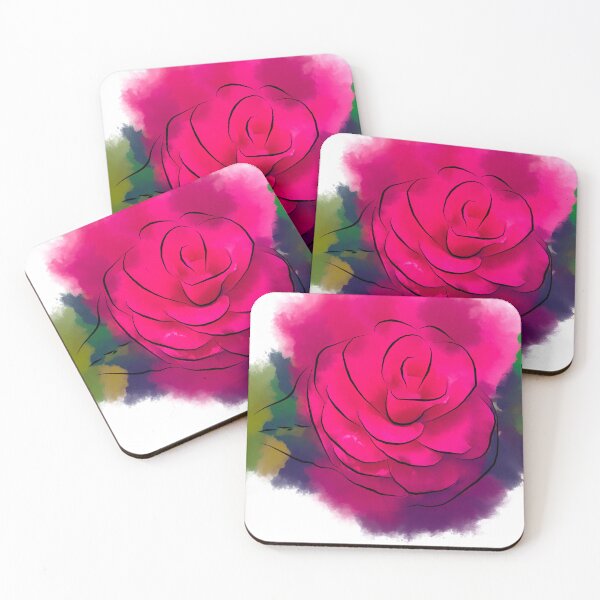 Item preview, Red Camellia Bloom In Abstract designed and sold by KirtTisdale.