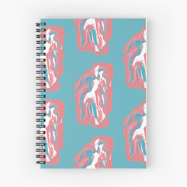 Item preview, Blue, white, coral silhouette (patterns, blue background) designed and sold by MentaLee.