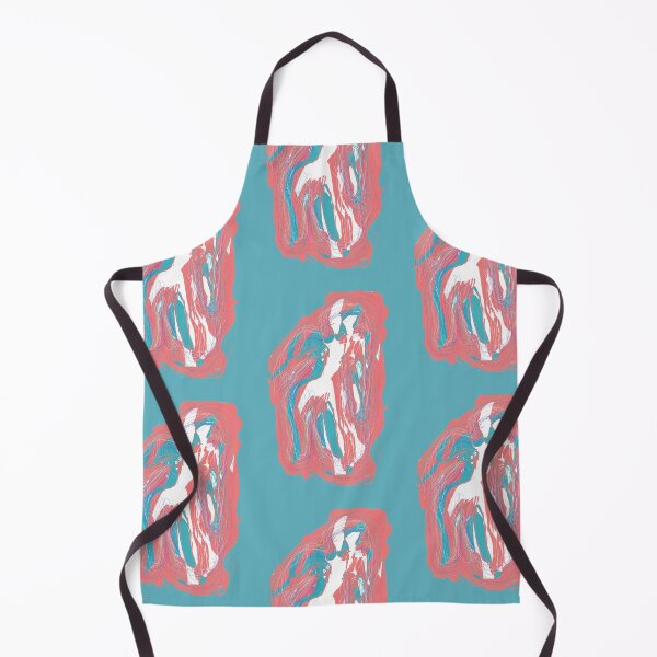 Item preview, Blue, white, coral silhouette (patterns, blue background) designed and sold by MentaLee.