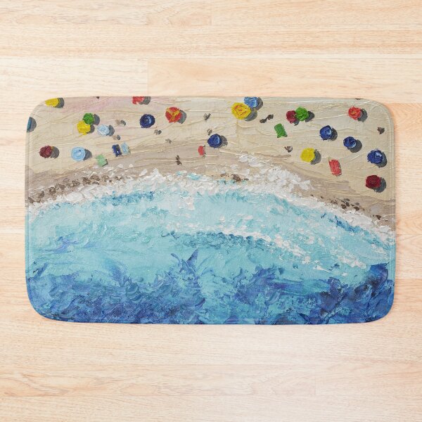 Item preview, Aerial Beach Oil Painting Print designed and sold by NatalyMak.