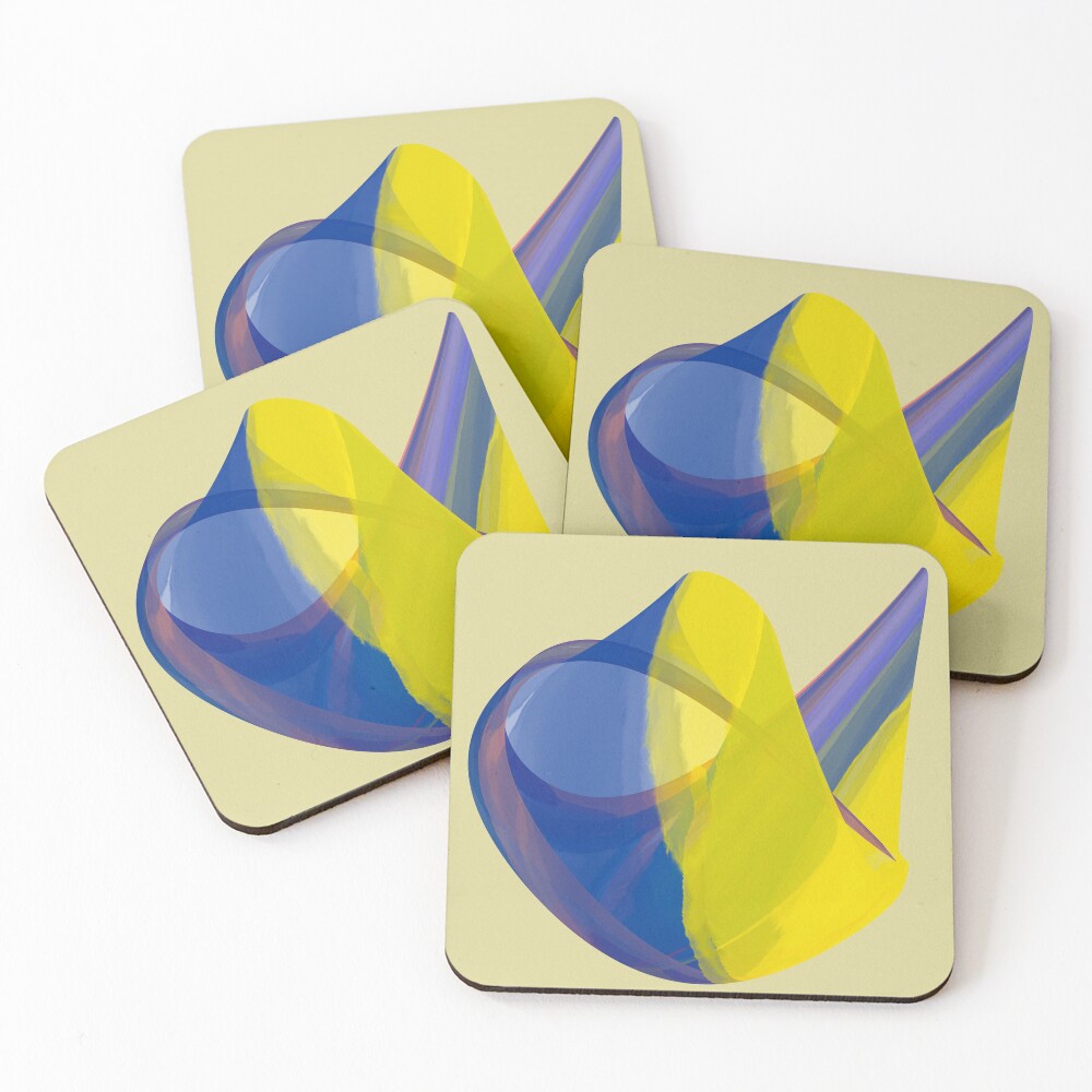 Item preview, Coasters (Set of 4) designed and sold by headtrackerart.