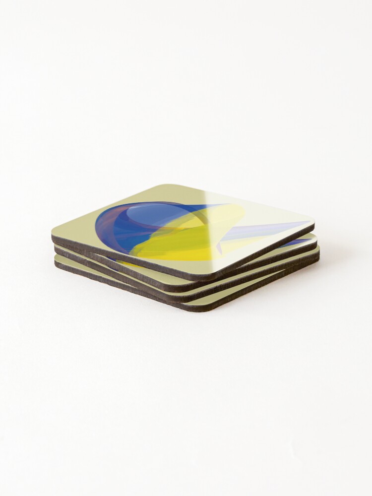Thumbnail 4 of 5, Coasters (Set of 4), Inversion designed and sold by headtrackerart.