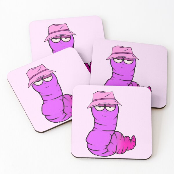 Item preview, Purple/Pink Gummy Worm designed and sold by potatoegoat.