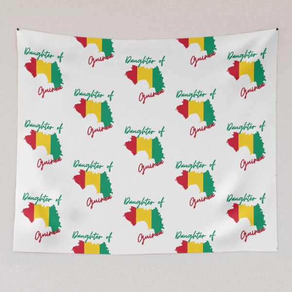 Item preview, Daughter of Guinea Map Flag designed and sold by NovawayDirect.