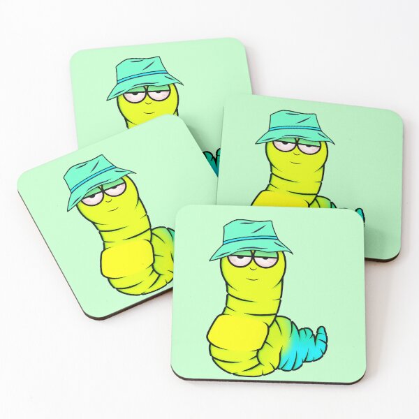 Item preview, Yellow/Green/Blue Gummy Worm designed and sold by potatoegoat.