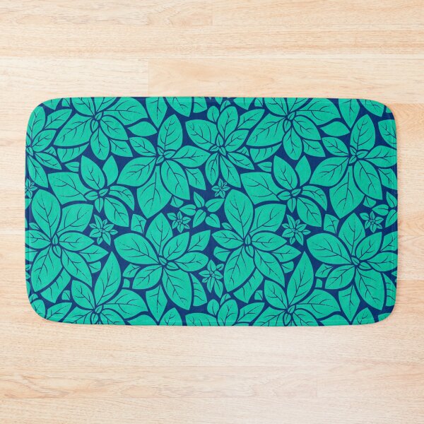 Item preview, Basil green and blue designed and sold by Amilia Korre.