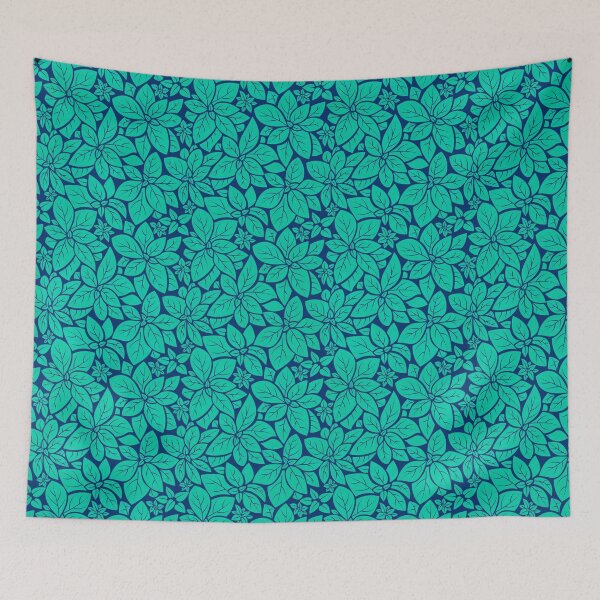 Item preview, Basil green and blue designed and sold by Amilia Korre.