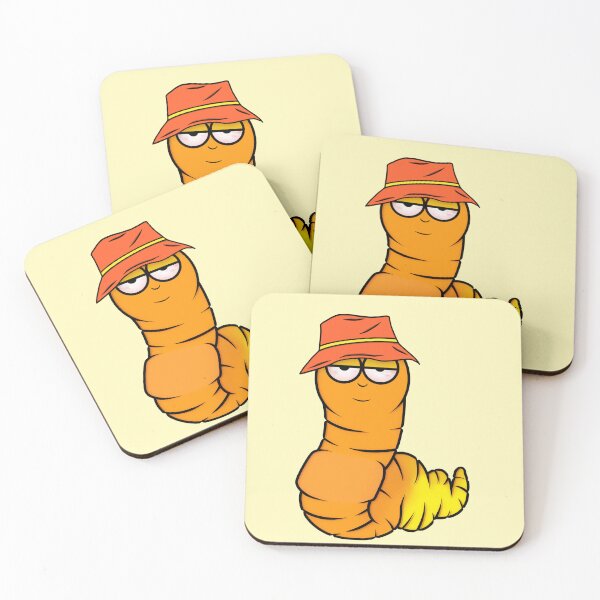 Item preview, Orange/Yellow Gummy Worm designed and sold by potatoegoat.