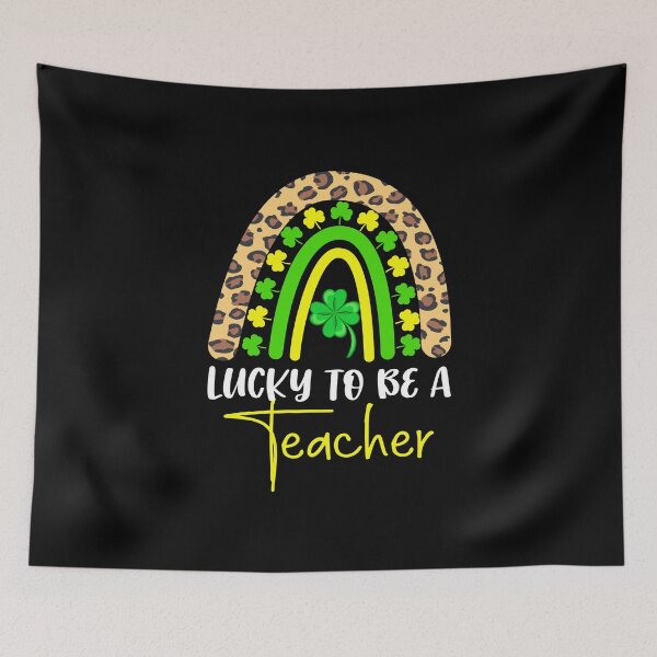 Item preview, St Patricks Day For Teacher: Lucky To Be A Teacher, Funny Teacher Gift designed and sold by AMINE  ★★★★★.