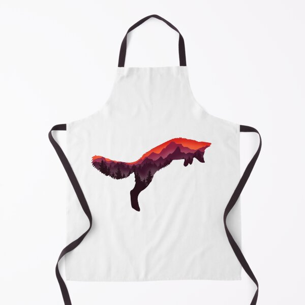 Item preview, red fox silhouette and nice scenery designed and sold by landscapeworlds.