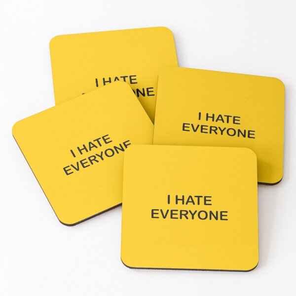 Item preview, I Hate Everyone designed and sold by Fernanda's Studio.