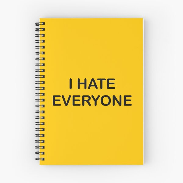 Item preview, I Hate Everyone designed and sold by Fernanda's Studio.