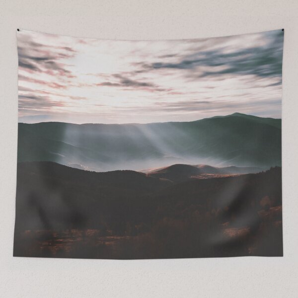 Item preview, Sun rays through the cloudy sky designed and sold by viknitov.