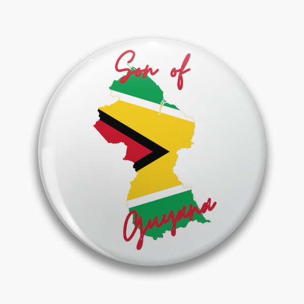 Item preview, Son of Guyana Map Flag designed and sold by NovawayDirect.