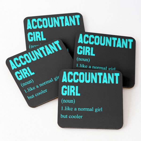 Item preview, Accountant Girl Definition , Funny Accountant  designed and sold by Morgen Design Studio.