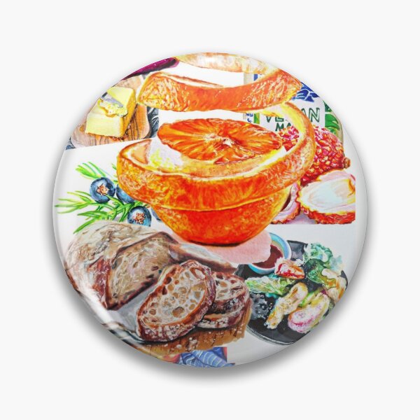 Item preview, A Colourful Collage of Food designed and sold by LornaBowdenART.