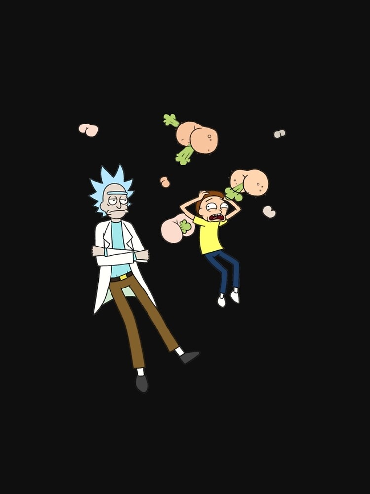 "rick and morty butt farts, rick and morty, fart, morty, rick, cartoon