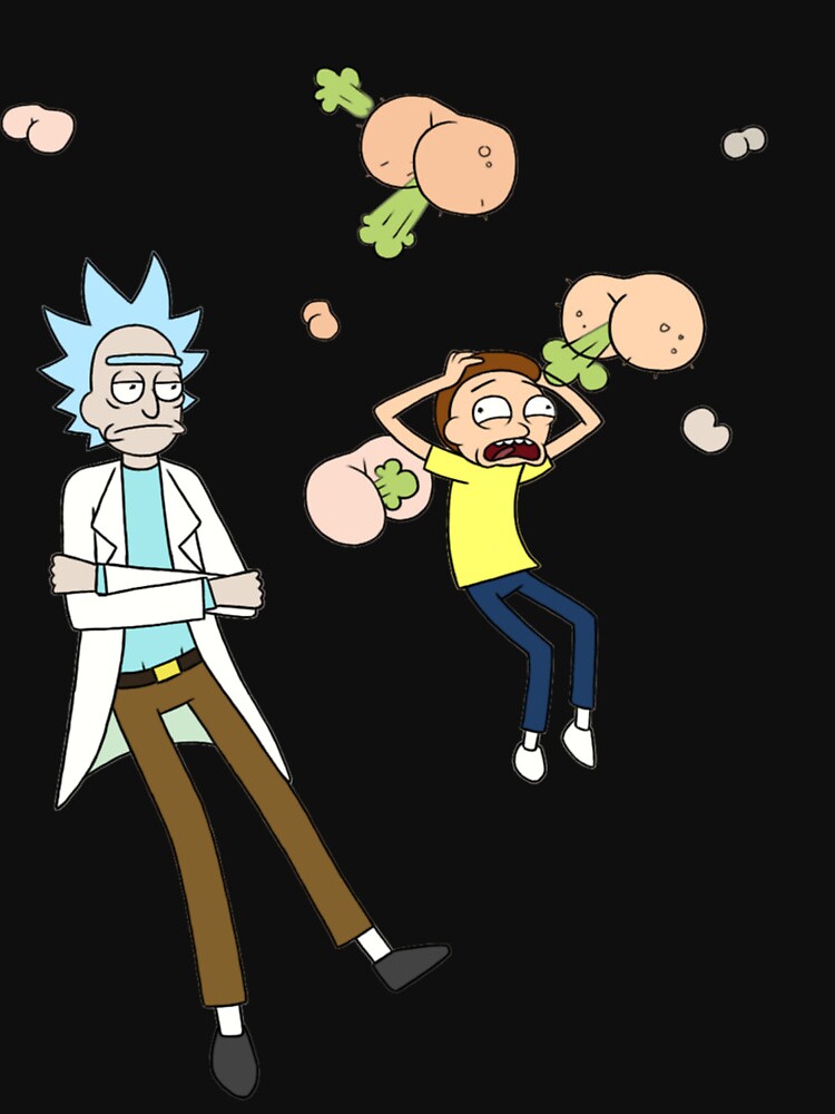"rick and morty butt farts, rick and morty, fart, morty, rick, cartoon