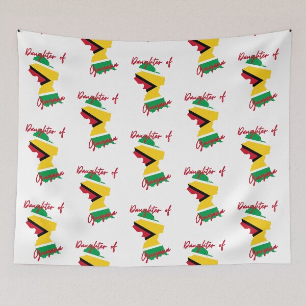 Item preview, Daughter of Guyana Map Flag designed and sold by NovawayDirect.