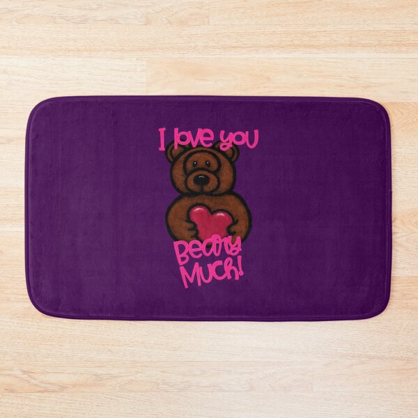 Item preview, I Love You Beary Much! Valentine Brown Bear by Cherie(c)2022 designed and sold by CheriesArt.