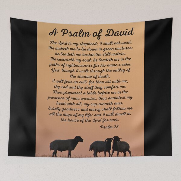 Item preview, A Psalm of David: Psalm 23 KJV designed and sold by Caregiverology.