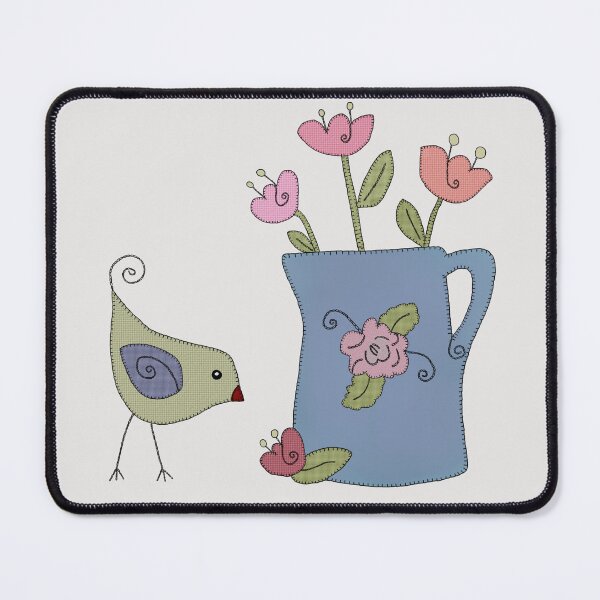 Item preview, Bird with flower vase designed and sold by Blumchen.