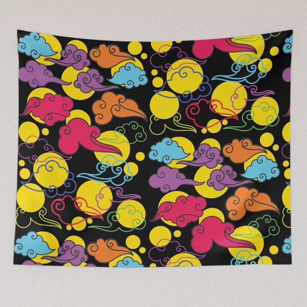 Item preview, Colorful Japanese cloud designed and sold by Soumita.