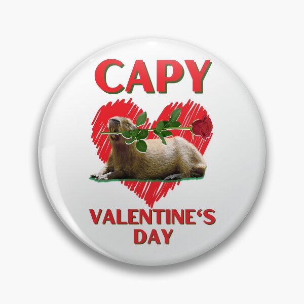 Item preview, Capy Valentine's Day designed and sold by stickmeok.