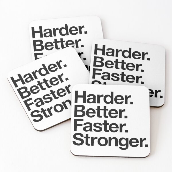 Item preview, Harder. Better. Faster. Stronger. (black) designed and sold by conform.