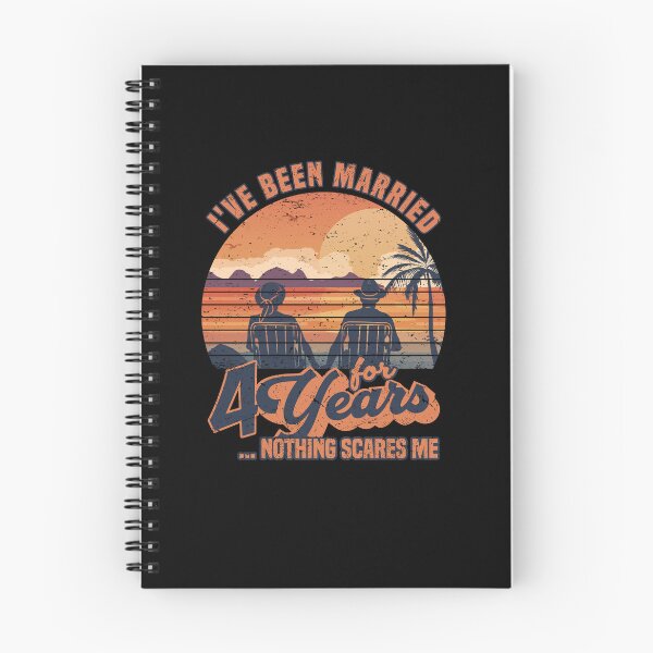 Item preview, 4 Years Married 4nd Wedding Anniversary Gift designed and sold by Ibu83.