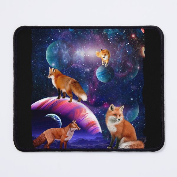 Item preview, Funny Cute Red Foxs Galaxy Stars Wild Animal Universe Red Fox designed and sold by Md safi uddin Nazim.