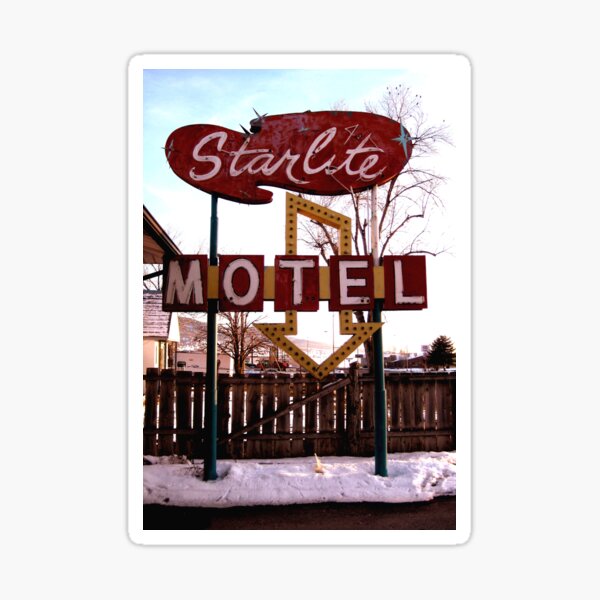 Starlite Motel Sticker