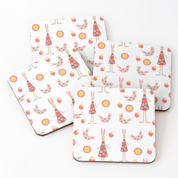 Item preview, Folk Art Bunnies & Birds designed and sold by LMHDesigns.