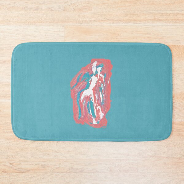Item preview, Blue, white, coral silhouette (blue background) designed and sold by MentaLee.