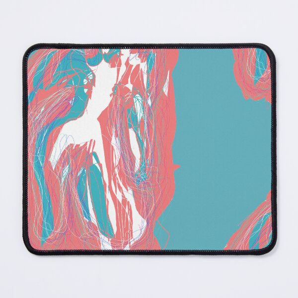 Item preview, Blue, white, coral silhouette (blue background) designed and sold by MentaLee.