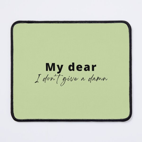 Item preview, My dear, I don´t give a damn - Clark Gable Quote designed and sold by AlfabetDesign.