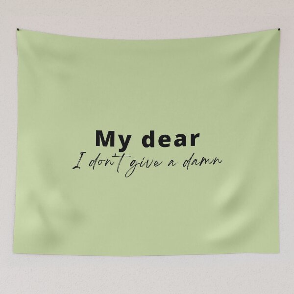 Item preview, My dear, I don´t give a damn - Clark Gable Quote designed and sold by AlfabetDesign.