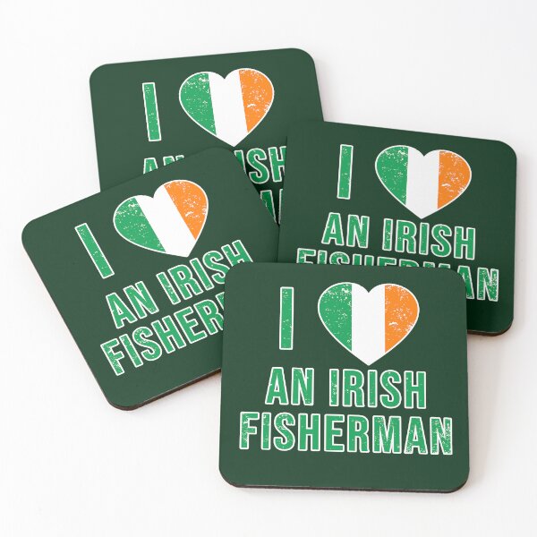 Item preview, I LOVE AN IRISH FISHERMAN WITH IRELAND FLAG Distressed designed and sold by LoveAndDefiance.