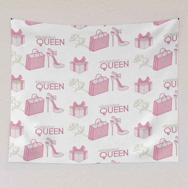 Item preview, Shopping Queen Pink Pattern designed and sold by ViewerEqualsPhoton.