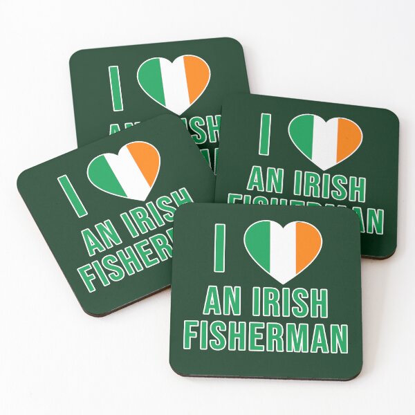 Item preview,  I LOVE AN IRISH FISHERMAN WITH IRELAND FLAG   designed and sold by LoveAndDefiance.
