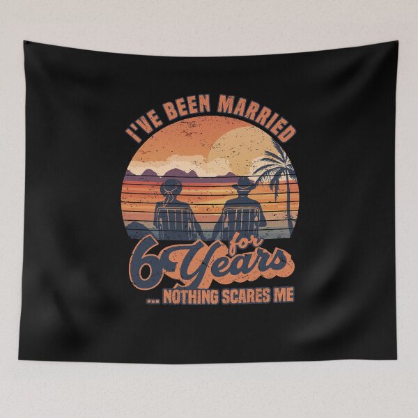 Item preview, 6 Years Married 6nd Wedding Anniversary Gift designed and sold by Ibu83.